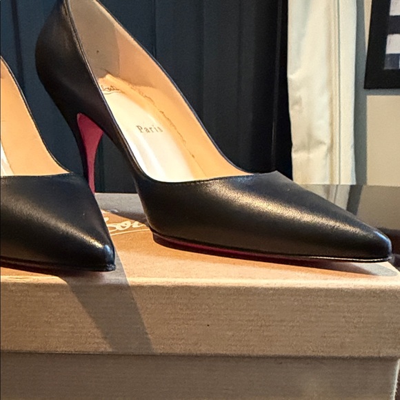 🔥 Authentic Christian Louboutin Clare Black Pumps – Nappa Leather 80mm – NWT 🔥 - Picture 14 of 17